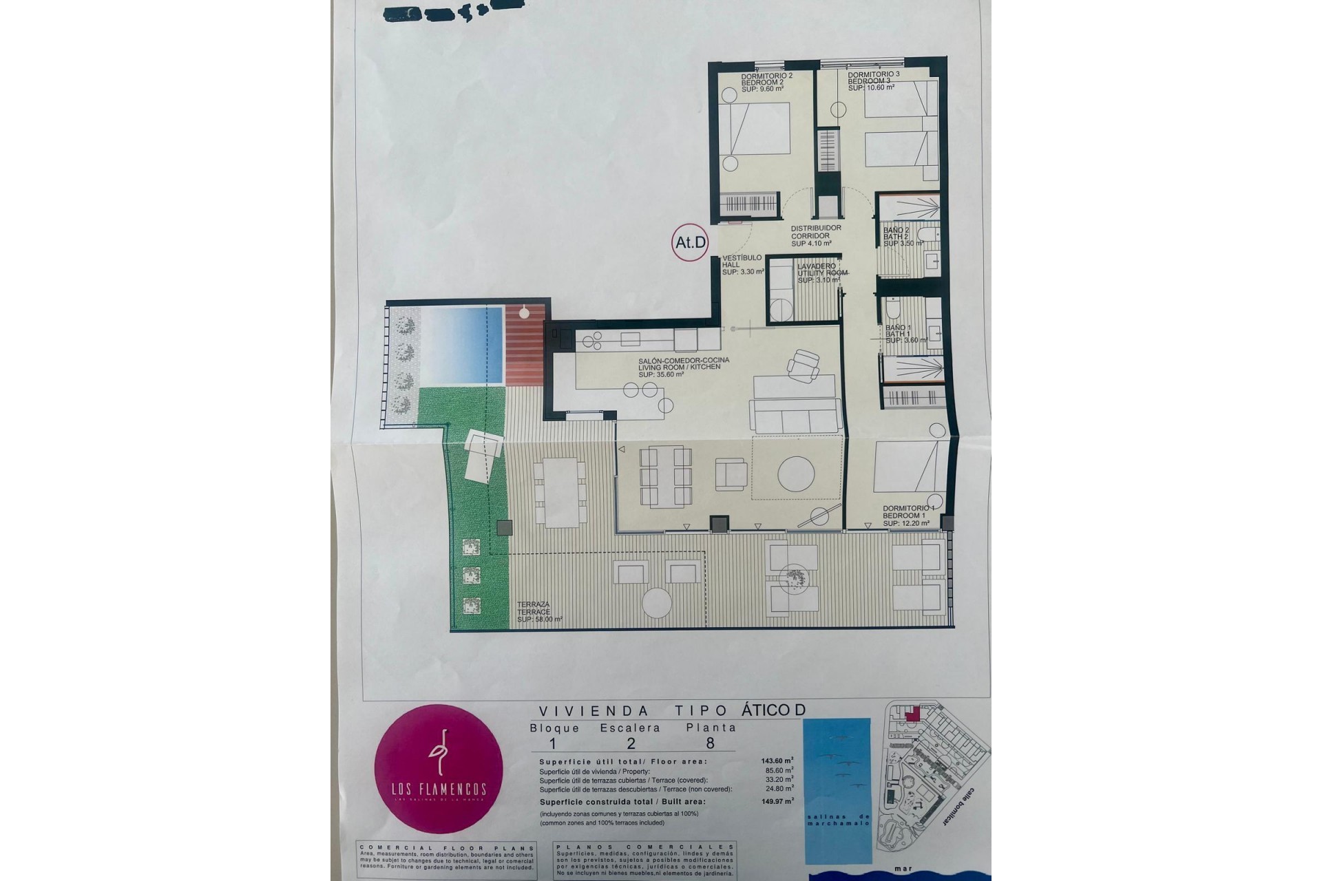 Resale - Penthouse -
Playa Honda - Costa Calida