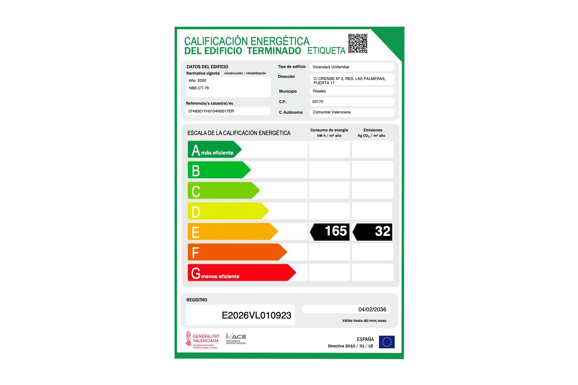 Resale - Town House -
Rojales - Inland