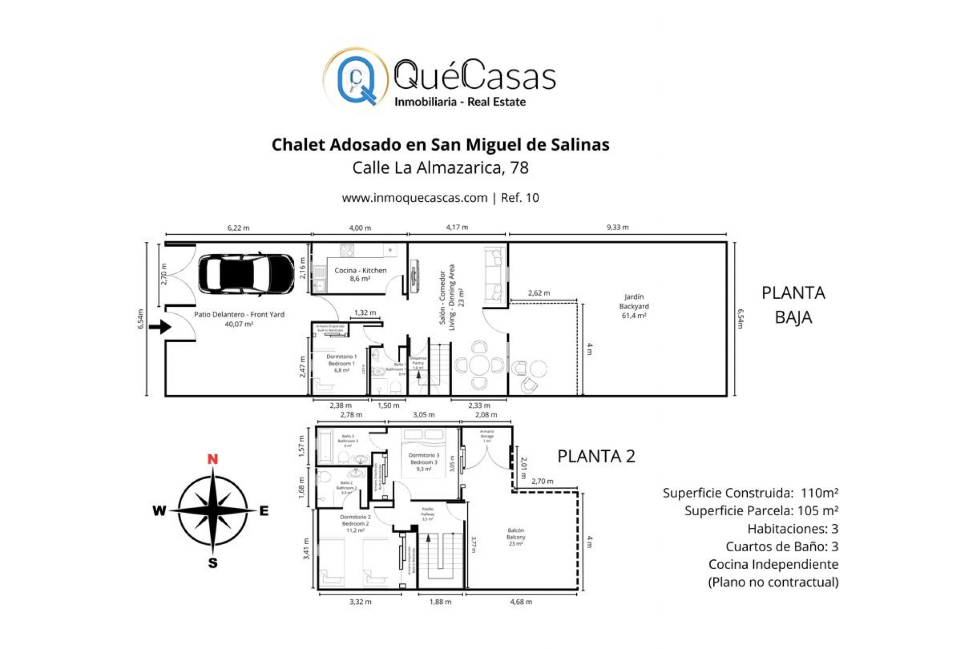 Resale - Villa -
San Miguel de Salinas - Inland