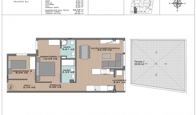 New Build - Penthouse -
Algorfa - Pueblo