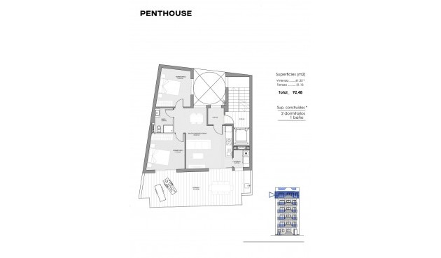 New Build - Penthouse -
Torrevieja - Playa de los Locos