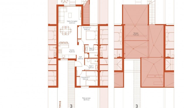 Obra nueva - Town House -
Banos y Mendigo - Altaona Golf And Country Village