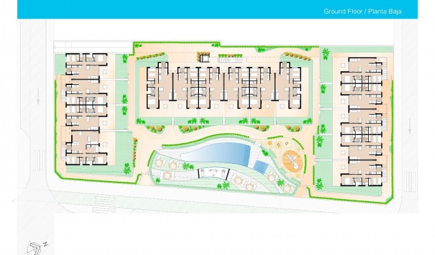 New Build - Bungalow -
Pilar de la Horadada - Polideportivo