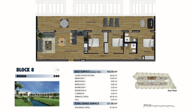 Nybygg - Toppleilighet -
Los Alcazares - Serena Golf