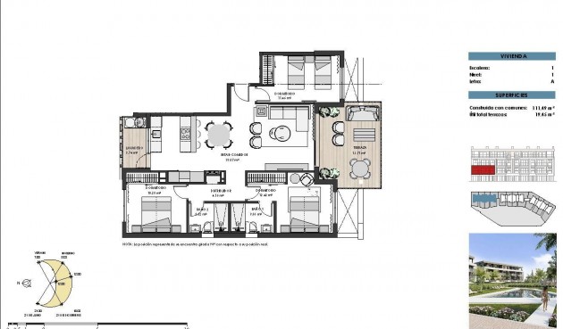 New Build - Apartment -
Torre Pacheco - Santa Rosalia Lake And Life Resort