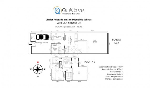 Resale - Villa -
San Miguel de Salinas - Inland