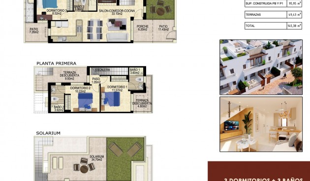 Nybyggnation - Town House -
Orihuela - Vistabella Golf