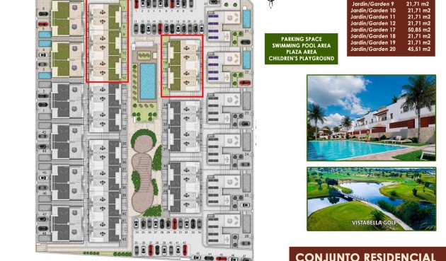 Nybyggnation - Town House -
Orihuela - Vistabella Golf