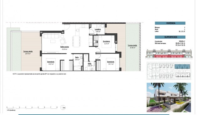 Nybyggnation - Bungalow -
Los Alcazares - Serena Golf