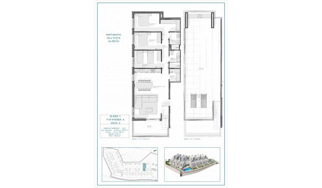 Nybygg - Toppleilighet -
Vera - Pueblo Salinas