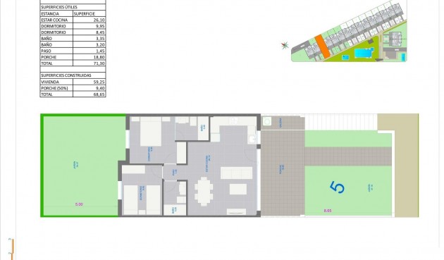 Nybyggnation - Bungalow -
Pilar de la Horadada - pueblo