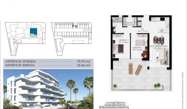 New Build - Apartment -
Pilar de la Horadada - Mil Palmeras