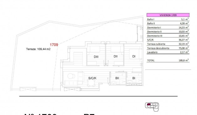 Nybygg - Toppleilighet -
San Miguel de Salinas - Pueblo