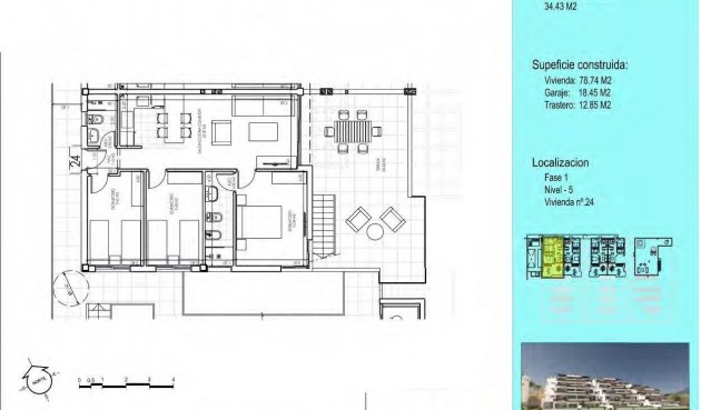 Nybyggnation - Takvåning -
Vera - Vera Playa