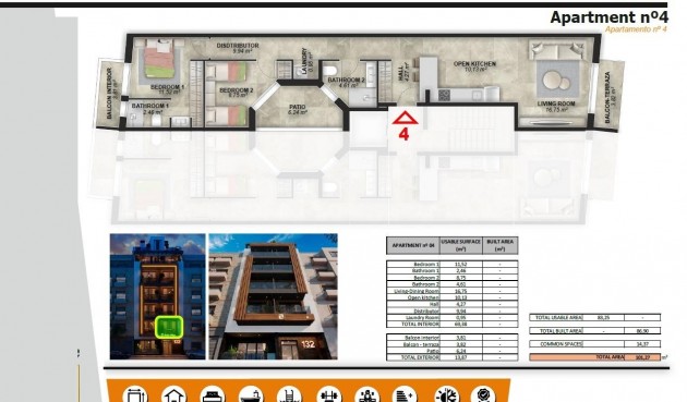Nybygg - Apartment -
Torrevieja - Playa de El Cura