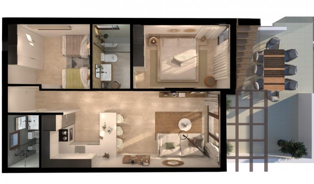 Nybygg - Apartment -
Vera - Vera Playa