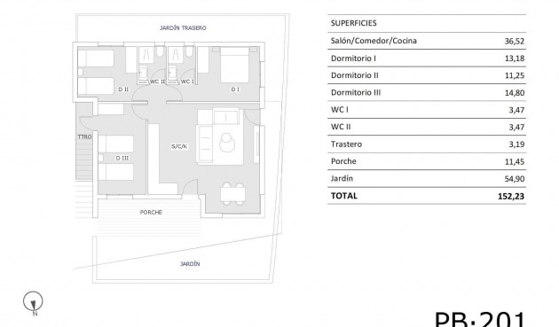 Nybyggnation - Bungalow -
San Miguel de Salinas - Pueblo