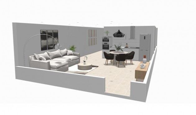 Nybyggnation - Bungalow -
Hondón de las Nieves - La Canalosa