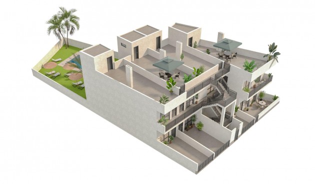 Nybyggnation - Bungalow -
Hondón de las Nieves - La Canalosa