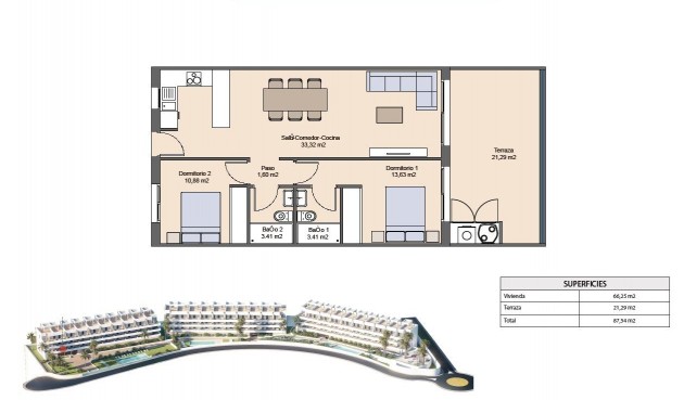 Nybygg - Apartment -
Finestrat - Balcón De Finestrat