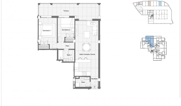 New Build - Apartment -
Bigastro - pueblo