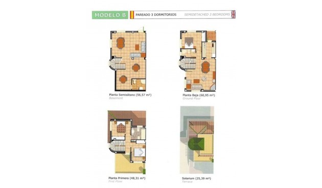 Återförsäljning - Town House -
Ciudad Quesada - Costa Blanca