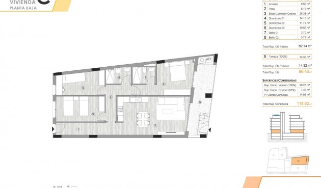 Nybygg - Apartment -
Torrevieja - Centro