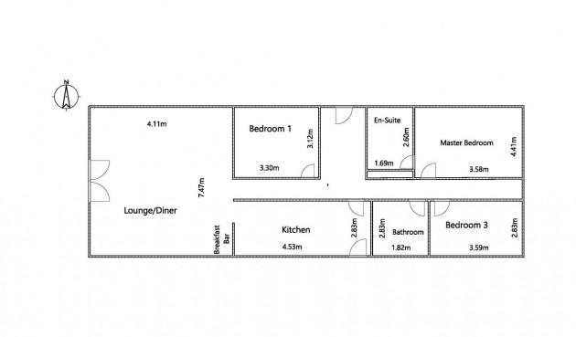 Brukt - Villa -
Fortuna - Inland