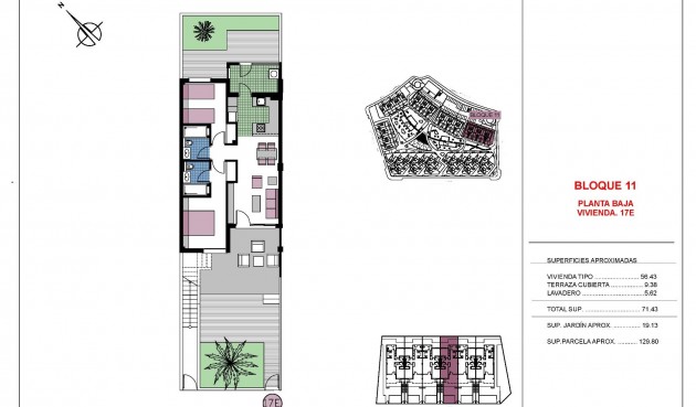 Nybygg - Bungalow -
Pilar de la Horadada - Mil Palmeras