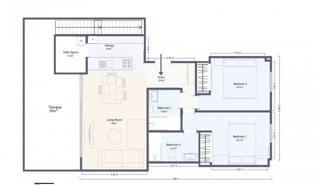 Brukt - Apartment -
Orihuela Costa - Costa Blanca