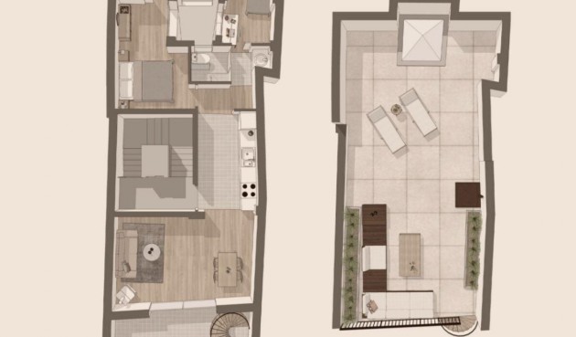 Brukt - Toppleilighet -
Cartagena - Casco Antiguo