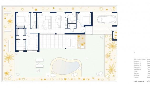 Obra nueva - Villa -
Banos y Mendigo - Altaona Golf