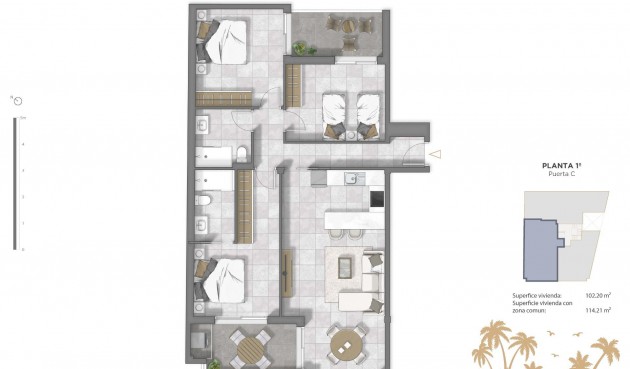 Nybygg - Apartment -
Guardamar del Segura - Pueblo