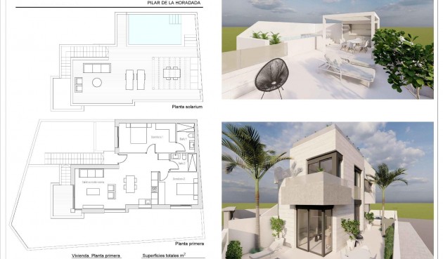 New Build - Bungalow -
Pilar de la Horadada - pueblo