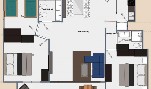Brukt - Toppleilighet -
Torrevieja - Los Frutales