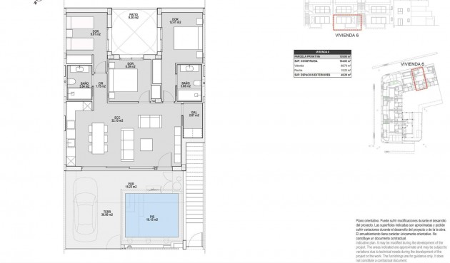 Nybygg - Bungalow -
Pilar de la Horadada - pueblo