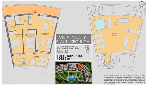 Nybyggnation - Takvåning -
Los Alcazares - Serena Golf