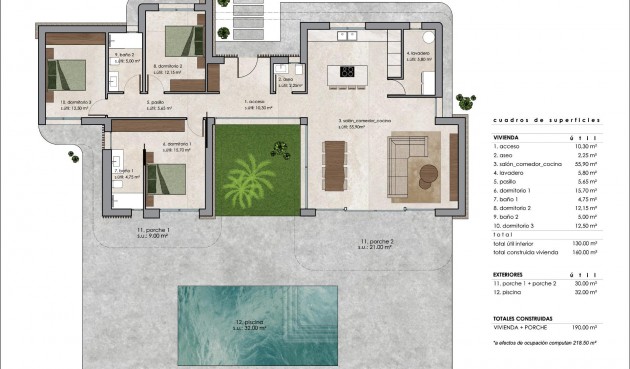 Nybygg - Villa -
Pinoso - Lel