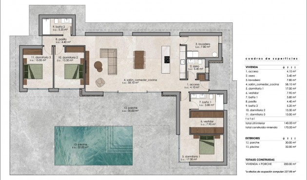 Nybygg - Villa -
Pinoso - Lel