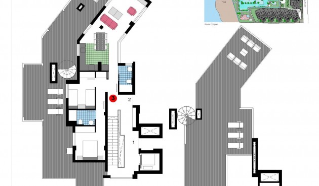 Nybygg - Toppleilighet -
Denia - L´Estanyó (Marinas)