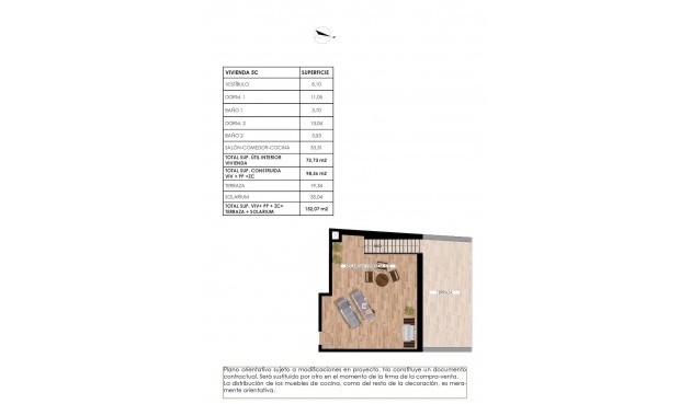 Nybygg - Toppleilighet -
Torrevieja - PARQUE DE LAS NACIONES