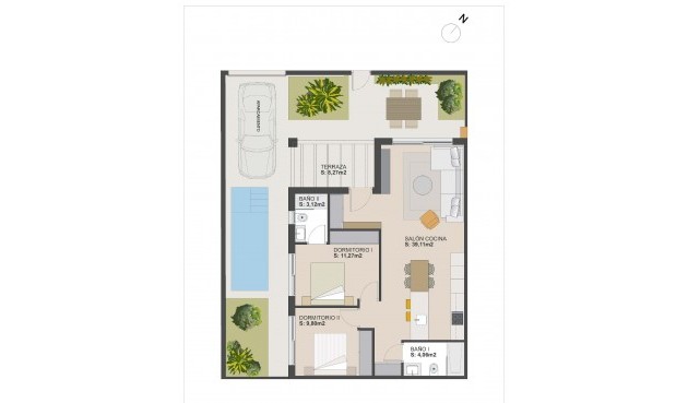 Nybygg - Quad House -
Torre Pacheco - El Alba
