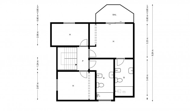Brukt - Town House -
Orihuela Costa - Los Almendros-la Florida