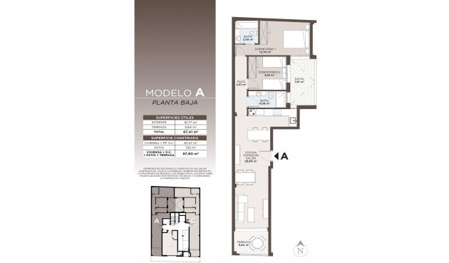 Nybygg - Apartment -
Torrevieja - Playa de El Cura