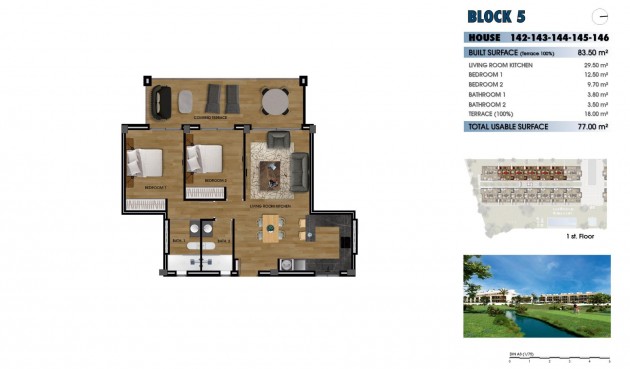 Nybygg - Apartment -
Los Alcazares - La Serena Golf