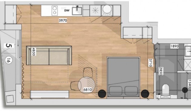 Brukt - Apartment -
Torrevieja - Playa de los Locos