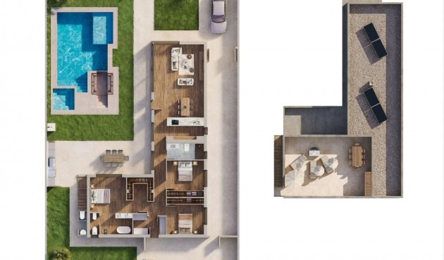 Nybygg - Villa -
Sucina - pueblo