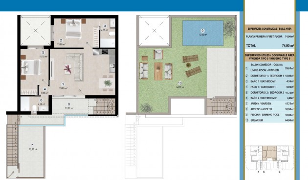 Nybygg - Bungalow -
San Pedro del Pinatar - Lo Pagan