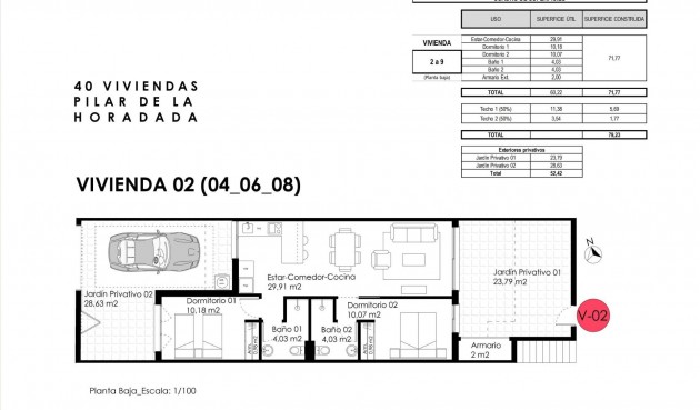 New Build - Bungalow -
Pilar de la Horadada - pueblo