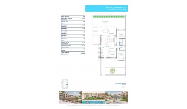 Nybygg - Bungalow -
Pilar de la Horadada - Playa de las Higuericas